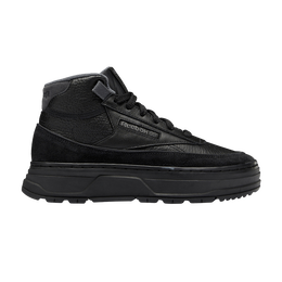Reebok Кроссовки Club C Geo Mid 'Black Pure Grey', черный hp7775 | black pure grey