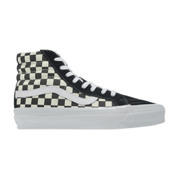 Vans Кроссовки Sk8-Hi Reissue 38 'Checkerboard - Black Off White', черный vn000cr02bo | checkerboard - black off white
