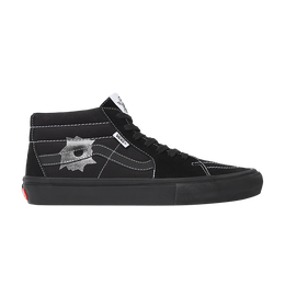 Vans Кроссовки Supreme x Nate Lowman x Skate Grosso Mid 'Black', черный vn0a5ks1blk | black