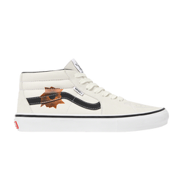 Vans Кроссовки Supreme x Nate Lowman x Skate Grosso Mid 'Cream', белый vn0a5ks1crm | cream