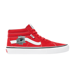 Vans Кроссовки Supreme x Nate Lowman x Skate Grosso Mid 'Red', красный vn0a5ks1red | red