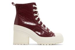 Converse Кроссовки Chuck 70 De Luxe Heel High 'Embossed Crocodile - Cabernet', красный a07657c | embossed crocodile - cabernet