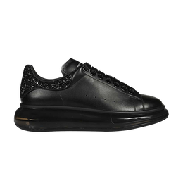 Кроссовки Alexander McQueen Oversized Sneaker 'Black Glitter', черный 634611 whrh9 1000 | black glitter