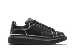 Кроссовки Alexander McQueen Oversized Sneaker 'Black Silver Holo', черный 645868 wibnv 1587 | black silver holo