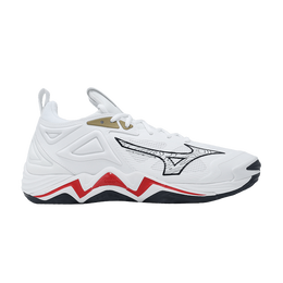 Mizuno Кроссовки Wave Momentum 3 'White Dress Blue Chinese Red', белый v1gb241346 | white dress blue chinese red