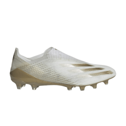 Adidas Кроссовки X Ghosted+ AG 'White Metallic Gold Melange', белый fw9562 | white metallic gold melange