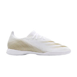 Adidas Кроссовки X Ghosted.3 IN 'White Metallic Gold Melange', белый eg8204 | white metallic gold melange