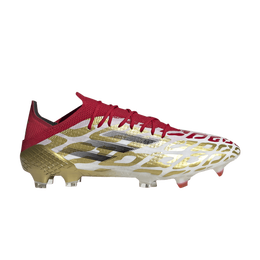 Adidas Кроссовки X Speedflow Mo Salah.1 FG 'White Gold Metallic Scarlet', белый gx3901 | white gold metallic scarlet
