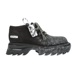 Кроссовки Off-White Chunky Ridged Sole Lace Up 'Black Grey', черный omia211r21lea001 1009 | black grey