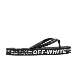 Кроссовки Off-White Industrial Flip Flops 'Weight Securing System - Black', черный omic002r21mat001 1001 | weight securing system - black
