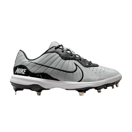 Nike Кроссовки Alpha Huarache Varsity 4 Low 'Wolf Grey Speckled', серый dj6516 002 | wolf grey speckled