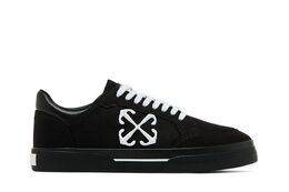 Кроссовки Off-White New Low Vulcanized 'Black White', черный omia293c99fab001 1001 | black white
