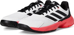 Кроссовки Adidas Courtjam Control 3 Tennis Shoe, цвет White/Black/Lucid Red 9915150 | white/black/lucid red