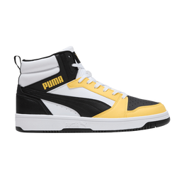Puma Кроссовки Rebound Mid 'White Black Sunny Yellow', белый 392326 42 | white black sunny yellow