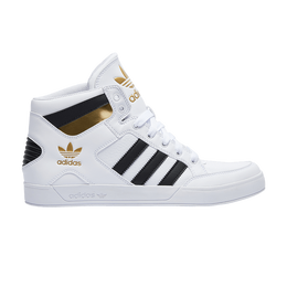Adidas Кроссовки Hard Court High 'White Black Gold', белый fv5329 | white black gold