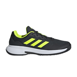 Adidas Кроссовки GameCourt 2.0 'Carbon Lucid Lemon', черный jh9013 | carbon lucid lemon