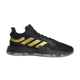 Adidas Кроссовки Marquee Boost Low 'Black Metallic Gold', черный ee8572 | black metallic gold