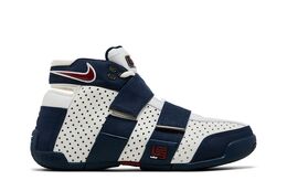 Nike Кроссовки LeBron Zoom 20-5-5 'White Midnight Navy', белый 311145 161 | white midnight navy