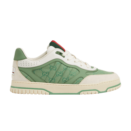 Кроссовки Gucci Re-Web Sneaker 'GG Canvas - Ivory Green', зеленый 824221 aadja 9573 | gg canvas - ivory green