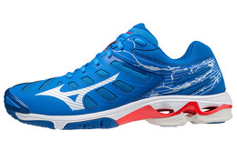 Кроссовки Momentum Training унисекс с низким верхом, белые/королевские синие Mizuno v1ga216024