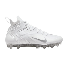 Nike Кроссовки Alpha Huarache 8 Elite LAX 'White Metallic Silver', белый cw4447 100 | white metallic silver