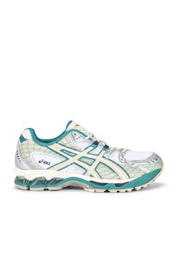 Кроссовки Gel-Nimbus 10.1 Asics, white & rainy lake afsc-mz196 | white & rainy lake