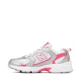 Кроссовки New Balance 530 Athletic Shoe, цвет White/Silver Metallic/Dragonberry 402186 | white/silver metallic/dragonberry