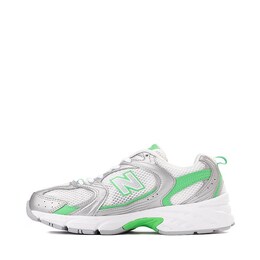 Кроссовки New Balance 530 Athletic Shoe, цвет White/Silver Metallic/Green Apple 402187 | white/silver metallic/green apple