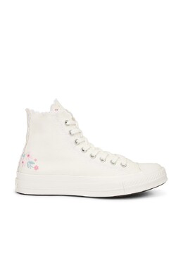 Кроссовки Chuck 70 с вышивкой Converse, egret & watermelon pink cnvr-wz402 | egret & watermelon pink