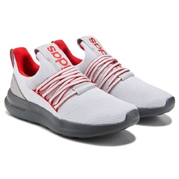 Кроссовки без шнурков Adidas Lite racer adapt 7.0, white/grey/red 1056325/44681 | white/grey/red