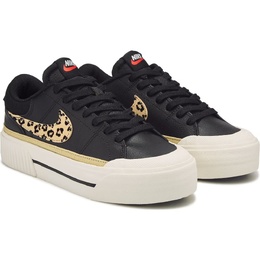 Платформенные кроссовки Court legacy lift от Nike, black/leopard print 1053268/46341 | black/leopard print