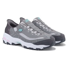 Slip-Ins d'lites кроссовки Skechers, grey/pink wide 1055346/47408 | grey/pink wide