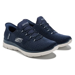 Кеды Slip-Ins Summits от Skechers, navy sparkle snake 1054301/46948 | navy sparkle snake