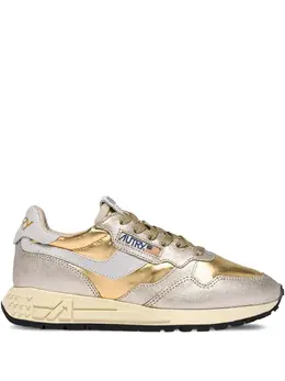 Autry Reelwind Low metallic leather sneakers 30851655