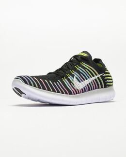 Nike Кроссовки Free Run Flyknit 'Blue Lagoon', черный 831069 003 | blue lagoon