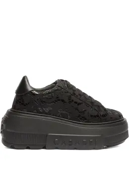 Casadei lace platform sneakers 30959338