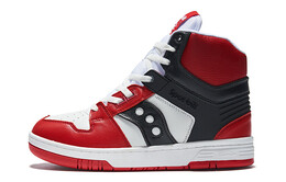 Кроссовки унисекс высокие белые/красные Saucony s70820-1 | white/red