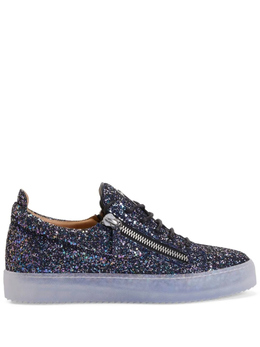 Giuseppe Zanotti кеды с пайетками, синий rm30005005 | синий