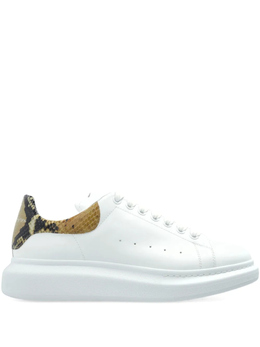 Кроссовки с отделкой из змеиной кожи Alexander McQueen, белый 553680wiae5 | белый