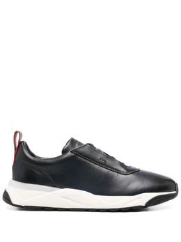 Кожаные кроссовки Santoni, синий mbim22027bintgon | синий