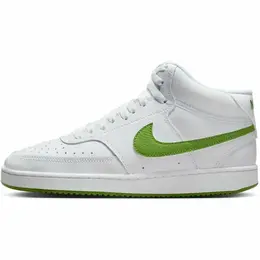 Кеды Nike COURT VISION MID W, полнота F, размер 11 US, белый/зеленый 102769867106