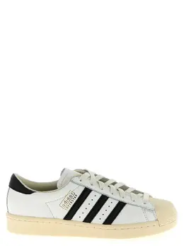 Adidas-Superstar Vintage Sneakers Bianco/Nero-Uomo 52157709877588