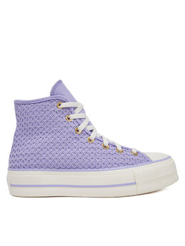 Тканевые кроссовки Chuck Taylor All Star Lift Platform Knit Kadın Mor A13644C Converse, фиолетовый 0000305511935 | violett