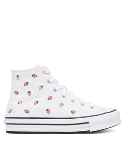 Тканевые кроссовки Chuck Taylor Eva Lift Platform A14925C Converse, белый 0000305511508 | weiß