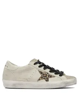 Golden Goose-Super-Star Sneakers & Slip-On Beige-Donna 52142258291028