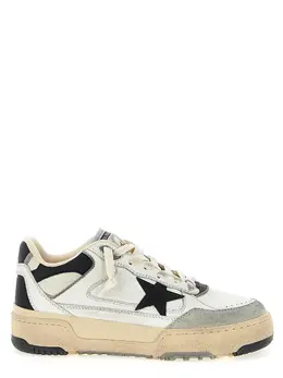 Golden Goose-Forty2 Sneakers Bianco/Nero-Donna 52188415983956