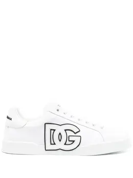 Кеды с нашивкой-логотипом Dolce & Gabbana, белый 30103547 | белый