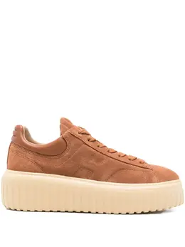 Hogan H-Stripes suede platform sneakers 30931351