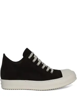 Rick Owens suede low-top sneakers 27719021