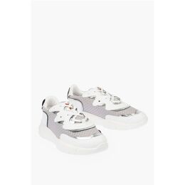 Кроссовки LOVE из кожи и ткани RUNNING35 с логотипом в виде сердца Moschino, White 0017356515 | white